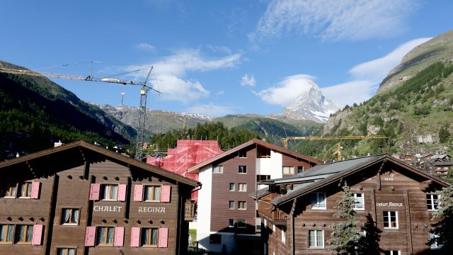 Blick von unserem Balkon
